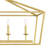6 - Light Steel Dimmable Kitchen Island Chandelier UL Certified-22203815