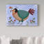« oiseau blue plumes », art sur toile-31975210