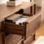 Buffet de rangement multifonctionnel en bois massif-373593171