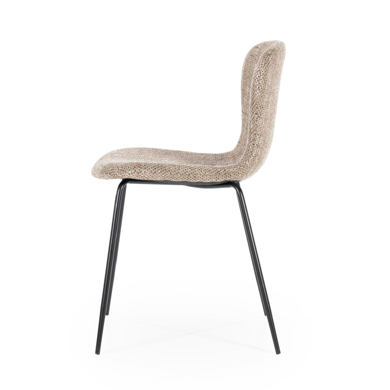 Upholstered Dining Chair, Brown