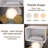 Astronaut Adventure Nightstand With Soft Glow Light, Fun Cartoon End Table With Open Storage Shelf For Bedroom, Living Room, Kids Room, Study Desk, White