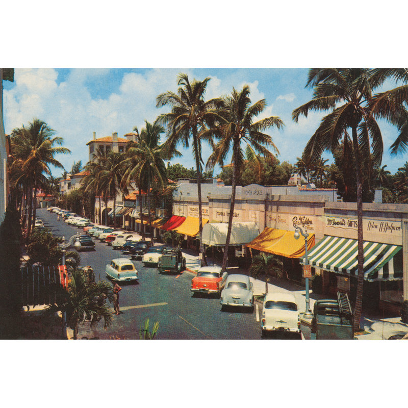 Florida Postcard IV by Wild Apple Portfolio - Wrapped Canvas Print, 81cm H x 122cm W