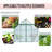 8X8 Ft Double Door Polycarbonate Greenhouse Raised Base And Anchor Aluminum Heavy Duty Walk-In Greenhouses For Outdoor Backyard In All Season-118993098-118993106
