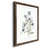 Papier, cadre noyer