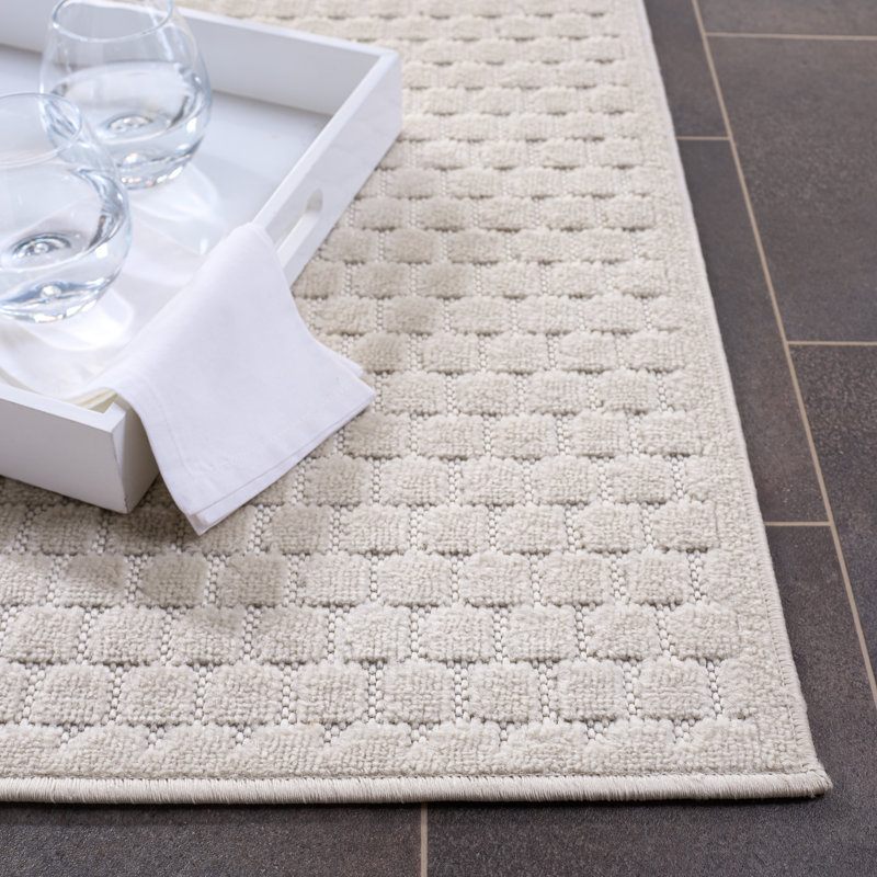 Tapis de couleur unie Mehfooj Performance, Rond 6 pi 7 po