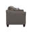 Charcoal Grey Transitional Grey Loveseat with Pillows