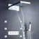 Oceane Wall Mount Multi Functional Shower Set with Handheld and Rainfall Features