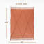Jeté 100% coton tissé à la main de couleur unie Sierra-1337659164
