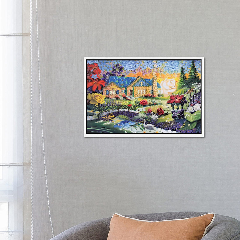 Home Grown - Illusion by D. "Rusty" Rust - Gallery-Wrapped Canvas Giclée on Canvas, 66.04 cm H x 45.72 cm W, White Framed