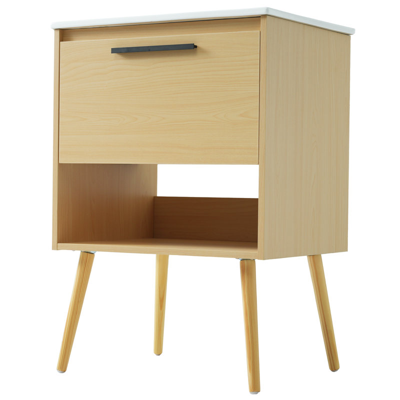 24'' Single Bathroom Vanity With Ceramic Top