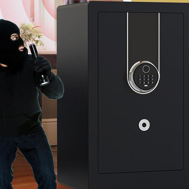 Fireproof Safe Box For Home, Large Document Safe With Keypad, Anti-Theft Dual Alert, Mute Mode, Digital Security Safe