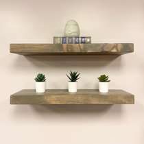 Fulton Wall Shelf with Hooks Pine