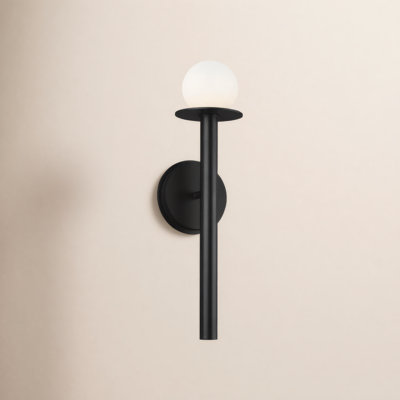 Single Light Steel Dimmable Wallchiere