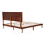 Kiesel Mid-Century Inspired Wood Platform Bed frame with Headboard-1113283618