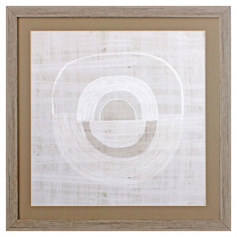 Art mural encadré Organic Weave I