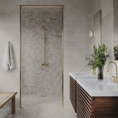 Terrace 11.81 In. X 11.81 In. Matte Porcelain Mosaic Floor And Wall Tile (8.64 Sq. Ft. / Case)