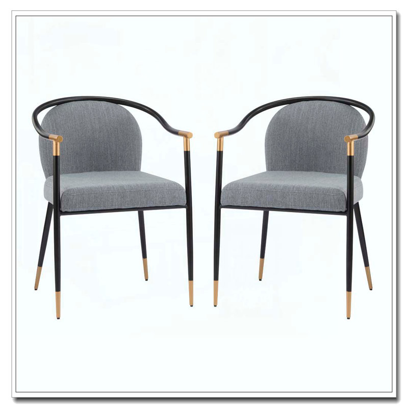 Chaise rembourrée, Gris
