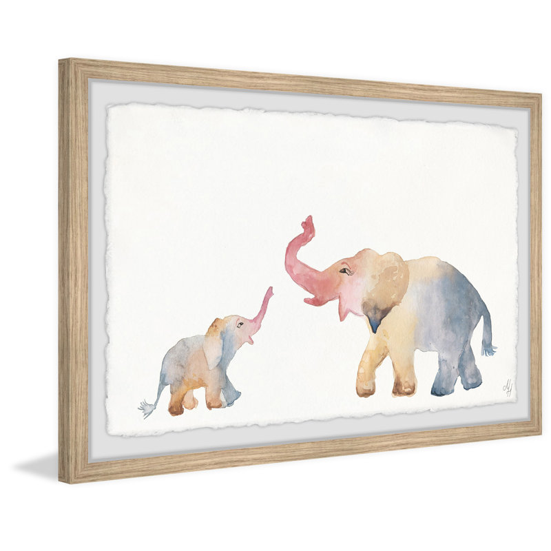 Demarcus Elephant Playtime - Print, 20cm H x 30cm W