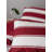 Luxury Ranforce Double Quilt Cover Set, 100% Cotton, Red & White, 79 x 87 in | Includes 2 Pillowcases (20 x 28 in), Machine Washable, Reactive Printing, Durable Button Closure, Soft & Breathable for Comfort-120487610