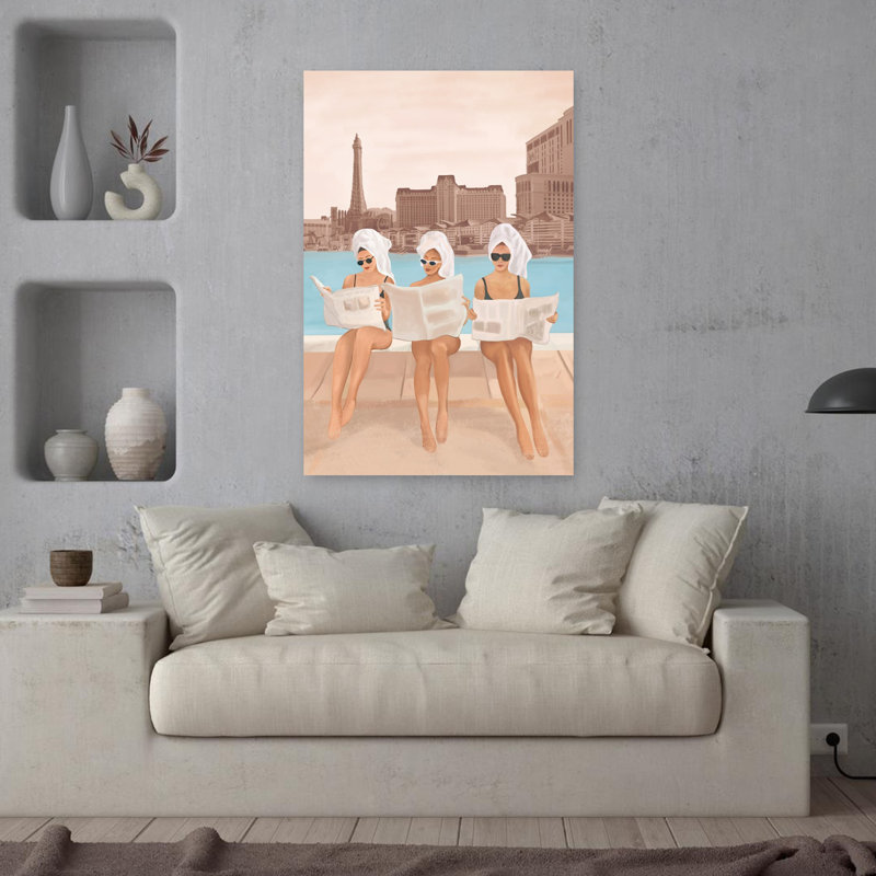 1 Piece Wrapped Canvas Wall Art, 91.44 cm H x 60.96 cm W