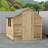 Value Overlap 8 ft x 6 ft Pressure Treated Shed with Window