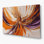 «Lyrical Abstraction 98», art mural en métal brun