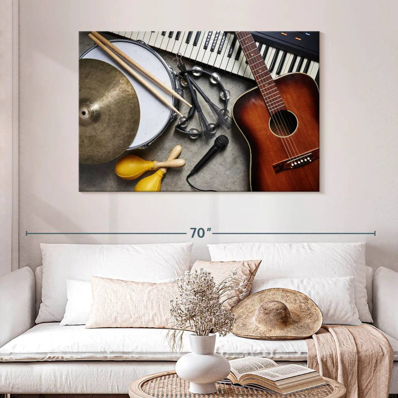 Abarca Musical Instrument Collection, 32" H x 48" W