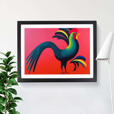 Exciting Rooster - Single Picture Frame Print