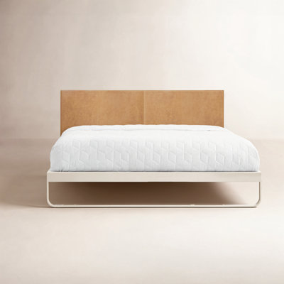 Me Time Upholstered Metal Bed