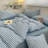 Blue Duvet Cover Reversible Plaid Checkered Comforter Cover Grid Farmhouse Dorm Bedding Set Soft Breathable Washed Microfiber Gifts-123797486
