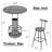 3-Piece Bar Table And Chairs Set-1060792490