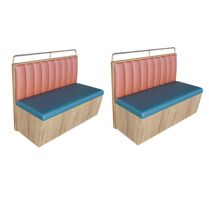 Banc rembourré en similicuir Light Luxury