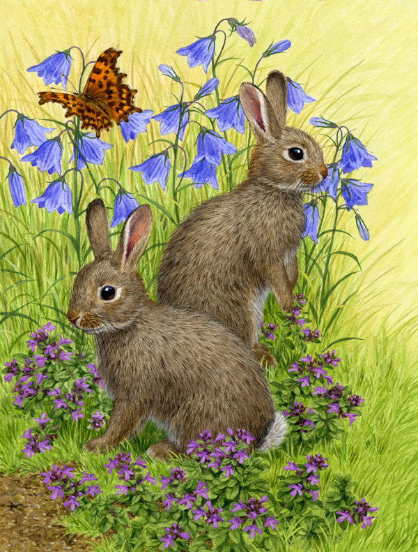 Drapeau de jardin Farmersburg Rabbits