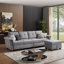 Canapé modulaire à 4 places 108,66 po avec table basse cachée et grand espace de rangement Lavaeh-172020876