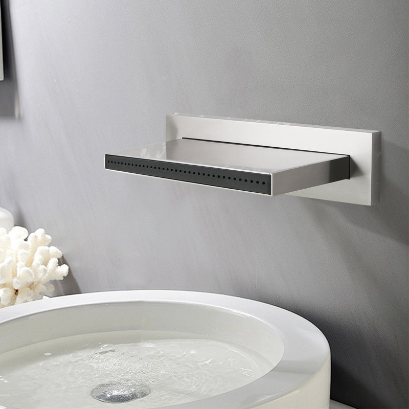Douche cascade robinet de baignoire robinet de remplissage mural pour lavabo de salle de bain à usages multiples
