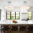 20" Led Cream Style Shell Chandelier