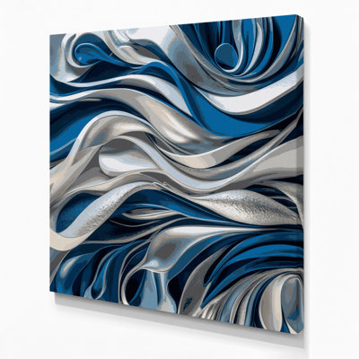 Art mural sur toile Biomorphic Abstraction 57