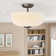 Aghaboy Glass Semi Flush Mount