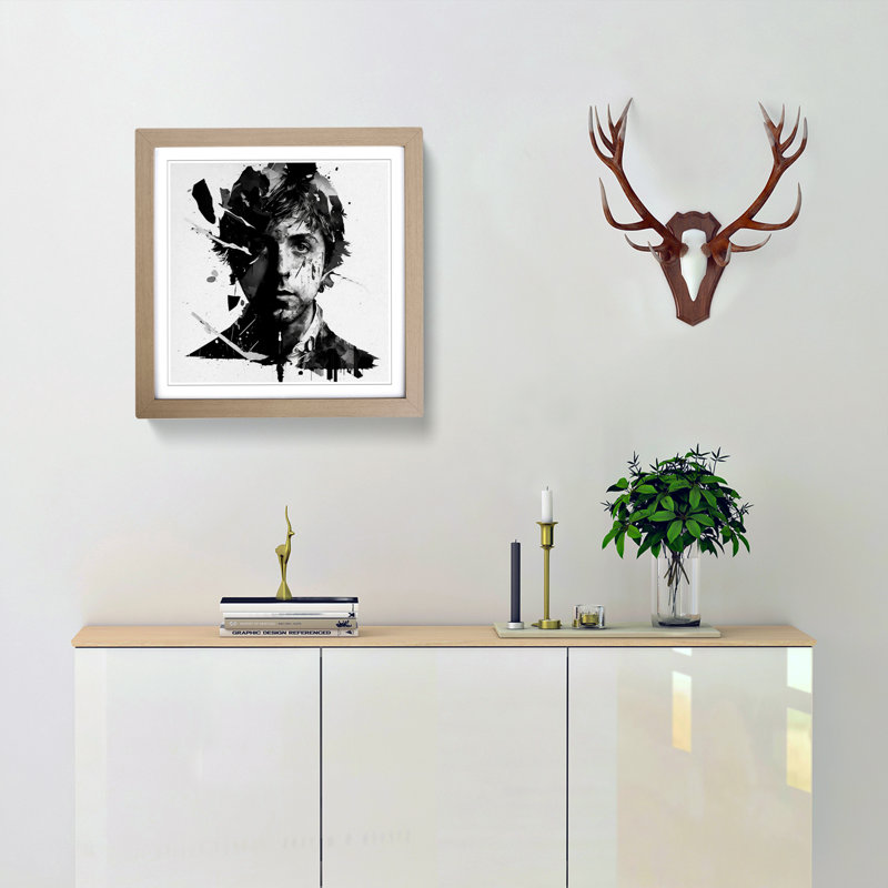 Paul McCartney Conceptual Art - Framed Print, Oak