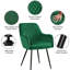 50cm H Tufted Velvet Upholstered Armchairs, Dinning chairs-1604586873