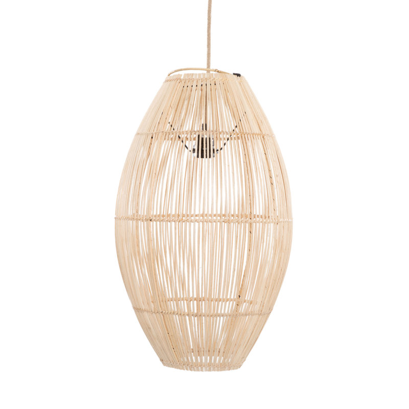 Rattan Novelty Lamp Shade ( Uno ) in Natural, 59" H x 35" W x 35" D