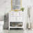 29.56 " W Freestanding Standard Single Vanity Bathroom Vanity With Top-101536757