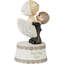 Figurine musicale de mariage Precious Moments Best Day Ever Groom Lifting Bride 6 pouces