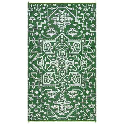 Outdoor Rug Patio Waterproof, Large Outdoor Plastic Straw Rug, Reversible Out Door Carpet for Camping, Deck, Rv, 9 x 12 Area Carpet for Balcony, Porch, Backyard