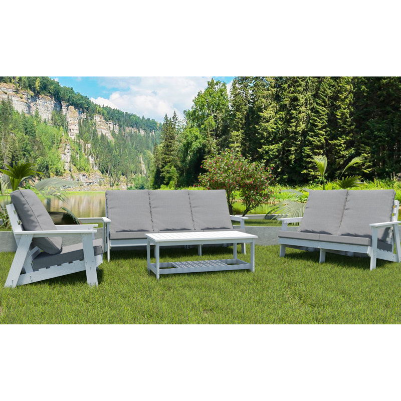 Canapé de jardin 3 places avec coussin