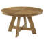 Ensemble de table de salle à manger 5 pièces Danie, bois franc brun chêne, 4 chaises beiges
