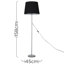 Bekbele 158cm Traditional Floor Lamp-40321371-40500028-40321374