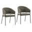 Cathey Boucle Upholstered Dining Chair, Olive-578643399