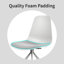 Chaise de bureau moderne sans accoudoirs Harsimar-1264609702