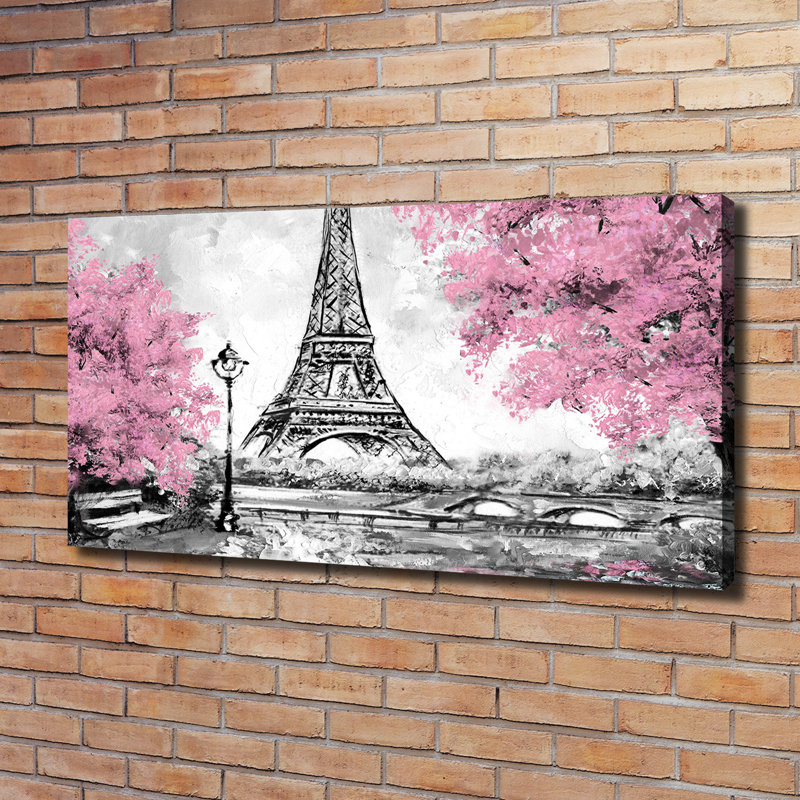 Eiffel Tower Paris - Wrapped Canvas Print